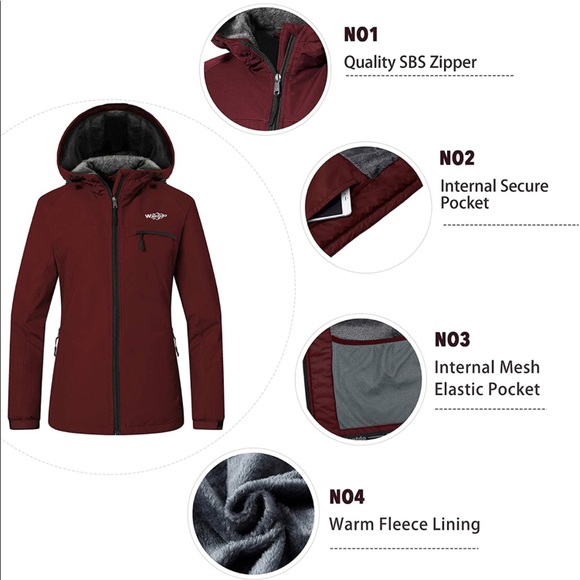 Wantdo Women's Mountain Waterproof Jacket - Picture 4 of 8